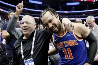 Jalen Brunson (11) a brillé jeudi face aux Pistons en inscrivant 40 points KEYSTONE/AP/Duane Burleson